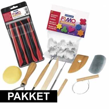 Boetseer klei gereedschap en vormpjes pakket