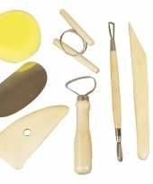 8x hobby klei modelleer gereedschap