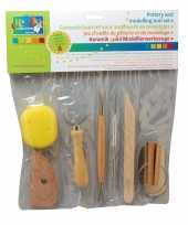 8x hobby knutsel klei modelleer gereedschap