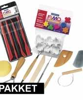 Boetseer klei gereedschap en vormpjes pakket