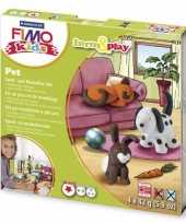 Huisdier hobby pakket fimo kids
